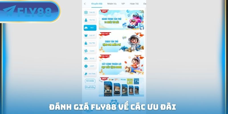 đánh giá fly88 về các ưu đãi