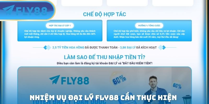 nhiệm vụ đại lý fly88 cần thực hiện