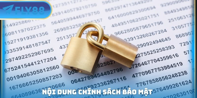 nội dung chính sách bảo mật